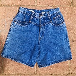 ❌SOLD Vintage Ultra High Waisted Denim Shorts
